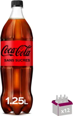 Image de Coca Cola Sans Sucres - 12 x 1.25 L