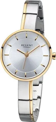 Produktbild von Regent Damen Armbanduhr F-1152 Bicolor, Edelstahl
