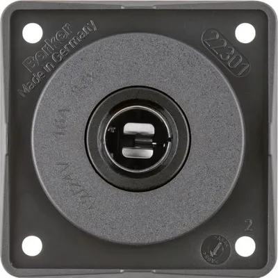 Image de Berker 945172505 Prise 12 V anthracite, mat Inserts Integro