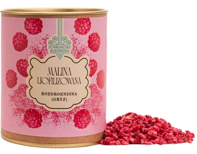 Image de Framboises lyophilisées granulées, 30 g