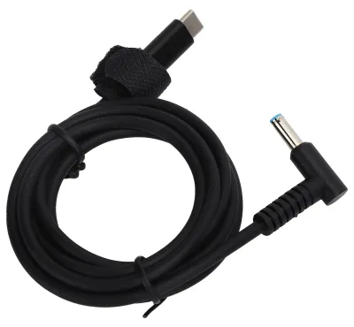 Image de Câble de recharge rapide pour ordinateur portable JORINDO : câble USB-C vers prise CC 4,5 × 3,0 mm, compatible PD, 65 W, 1,5 mètre