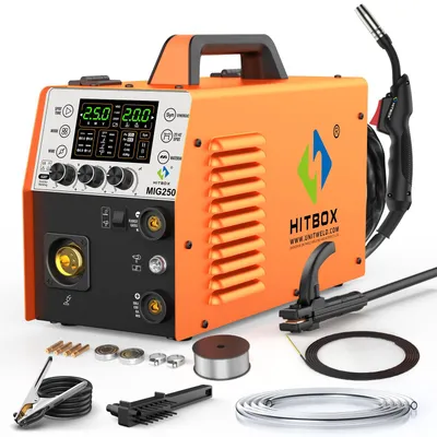 Imagen del producto de Soldadora MIG 250 A, multifunción 6 en 1, 230 V