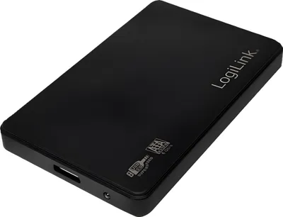 Produktbild von LogiLink Festplattengehäuse 2,5' schwarz SATA/USB 3.0