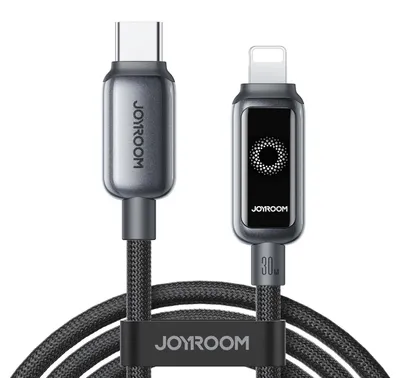 Obrázok produktu pre Kábel Joyroom S-A55 StarFlight 30W USB-C - Lightning 1,2 m - čierna