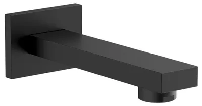 Immagine prodotto di Bocca da bagno, quadrata, 160 mm, nero opaco