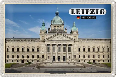 Produktbild von Blechschild Städte Leipzig Bundesverwaltungsgericht 30x20cm