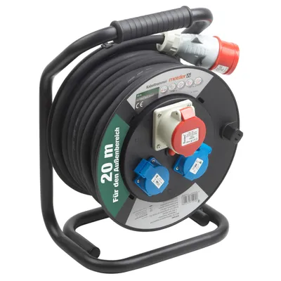 Produktbild von Meister Kabeltrommel H07RN-F5G2,5, IP44 20 m Kabel Thermoschutz-Schalter