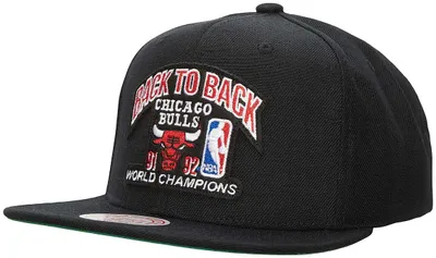 Produktbild von Mitchell & Ness NBA 1991-92 Back to Back Champs Snapback HWC - Chicago Bulls