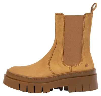 Image de Art Bottines pour Femme 1954 NOBUCK KARAMEL/AMBERES Couleur Jaune