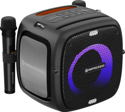 Zdjęcie produktu dla C-TECH Impressio Qubis, 80 W, 15 - 18000 Hz, 4 Ω, Bezprzewodowy, USB Type-C, Przenośny głośnik stereo