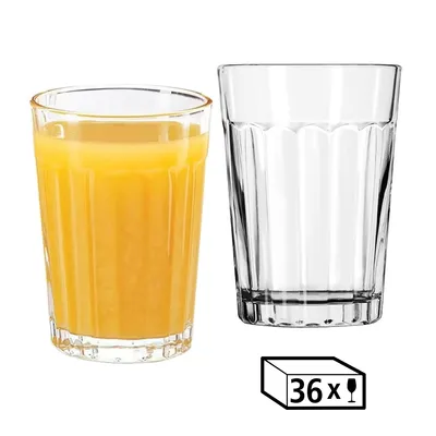 Produktbild von LIBBEY 70660 Saftglas "PANELED TUMBLERS" , 251 ml, 12er Set