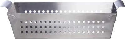 Produktbild von Allgrill Grillkorb aus Edelstahl 30 x 13 x 9 cm Gemüsekorb
