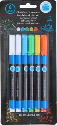 Image de Schoolbord Markers, 6st.