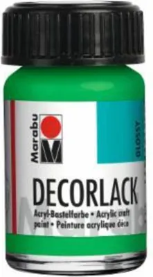Immagine prodotto di Vernice acrilica Marabu "Decorlack", verde chiaro, 15 ml, in barattolo