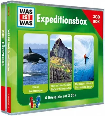 Immagine prodotto di Was Ist Was - Collezione di audiolibri in 3 CD, Volume 2 - Collezione "Expeditions"