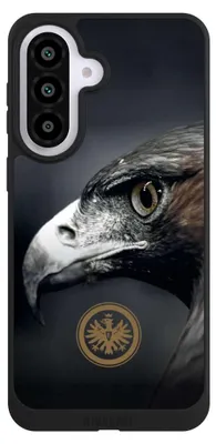 Produktbild von NIVOCASE Handyhülle für Samsung Galaxy A57 5G  Hülle NIVOpure Case Schwarz Adler Eintracht Frankfurt Offizielles Lizenzprodukt