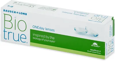 Produktbild von Biotrue ONEday (30 Linsen) Stärke: +3.50, BC: 8.60, DIA: 14.20