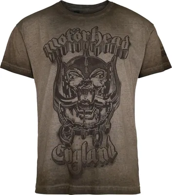 Produktbild von Motörhead T-Shirt Herren England braun Band-Merch, Bands 100% Baumwolle M