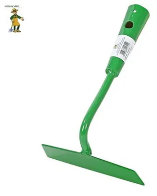Image de Bineuse de jardin verte sans manche Bineuse à tirer Bineuse à désherber Bineuse à betteraves 14,5cm
