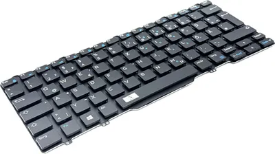 Produktbild von DE - Tastatur ohne Rahmen, ohne Beleuchtung Version1 kompatibel für DELL Latitude E7470