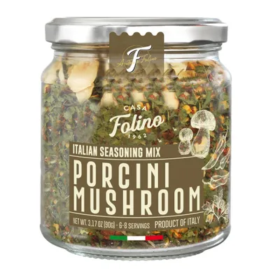 Produktbild von CasaFolino Würzmischung mit Chili, Steinpilzen und Petersilie - Ideal für Pasta, Pizza & Bruschetta