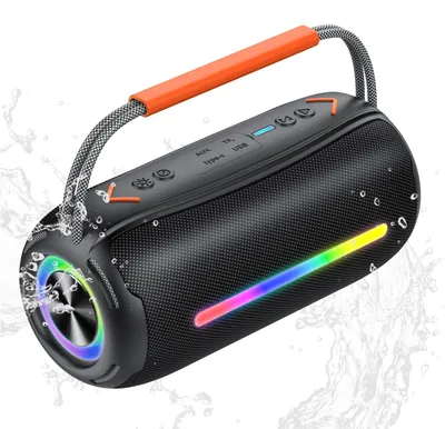Imagen del producto de Altavoz Bluetooth portátil de 40 W - - Resistente al agua (IPX7) - Batería de 30 horas - Compatible con tecnología TWS (emparejamiento)