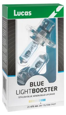 Immagine prodotto di Lucas H4 Lightbooster 75/70 W 24 V P43t, set da 2 LLX475BLX2