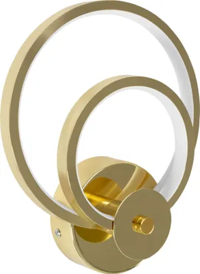 Produktbild von tooLight Wandlampe App1043-W Gold Led Ringe 2-Lichtquelle 15W 19X7,5X24Cm