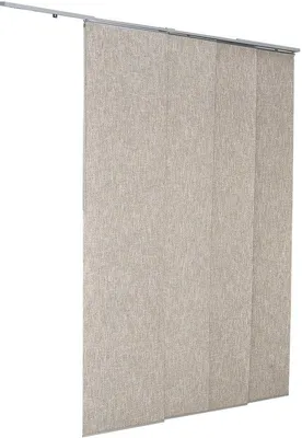 Produktbild von Vertikale Verduisternde Schiebervorhänge – Ausklappbar von 116 cm bis 218 cm (Breite) – Maßanfertigbar bis 243 cm Höhe – Für Schiebetüren geeignet