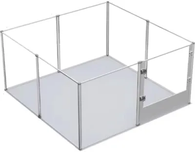 Produktbild von Tavien Puppyren für Innen – Hundenren – Faltbar – Hundebox – Hundekäfig – 120 x 120 x 60 cm