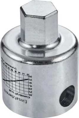 Immagine prodotto di HEUER Sechskantaufsatz  für Schraubstock 140 (0,35 kg, blauer Stahl) 193140