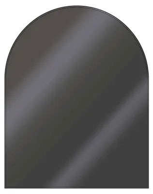 Produktbild von Halbrunde Bodenplatte groß - 1000 x 1200 mm - Farbe: gussgrau | Funkenschutzplatte aus Metall