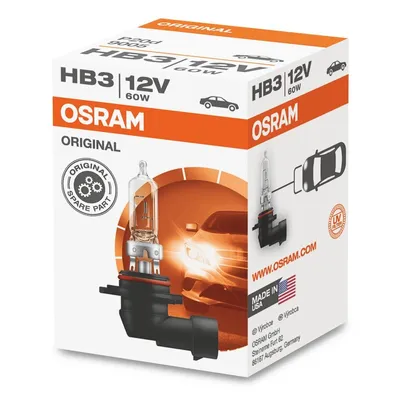 Produktbild von 1x OSRAM ORIGINAL LINE HB3 Glühlampe Fernlicht 12V 60W 3200K P20d Halogen 9005