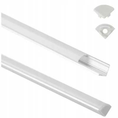 Obrázek produktu pro Ecolight EC20872 Hliníkový rohový profil pro LED pásky, délka 1 metr