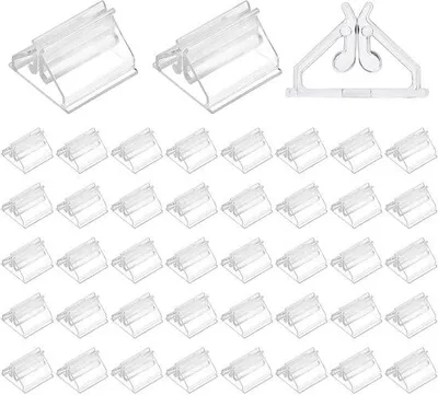 Produktbild von Transparente Kartenauslage, 40 Stück, Plastik, Spielkartenhalter, Büro, Schule