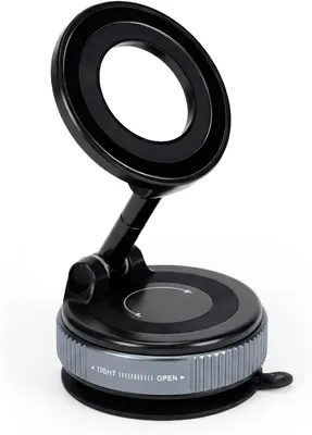 Imagen del producto de Soporte para teléfono móvil para coche, giratorio 360°, plegable, ajustable y con imán, compatible con smartphones