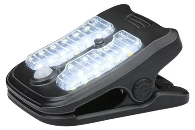 Produktbild von Grundig Gartenleuchten Solar Clip Solarleuchten Garten mit Bewegungssensor - Gartenleuchte LED mit Kalt- und Warmweißlicht - Batterielaufzeit 6-8 Stunden - Schwarz