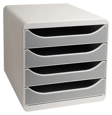Immagine prodotto di EXACOMPTA 310041D Cassettiera EXACOMPTA BIG-BOX, 4 cassetti, grigio chiaro /