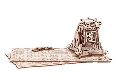 Zdjęcie produktu dla Puzzle mechaniczne Wood Trick 3D - Koło fortuny