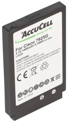 Produktbild von Nachbau Akku passend für den Cisco 7925G Akku 7725, 74-5469-01, U8ZBAE12