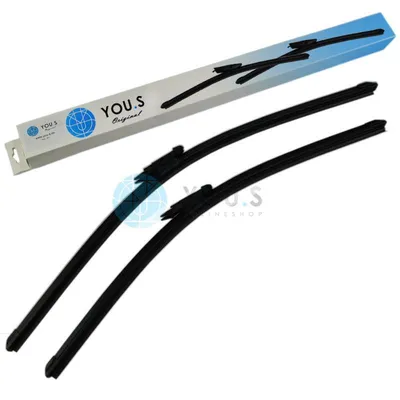 Produktbild von 2 YOU.S SCHEIBENWISCHER VORNE 580 + 530 mm kompatibel mit SMART FORTWO 451