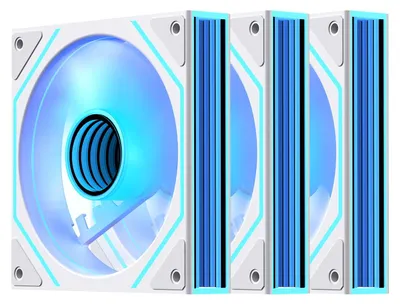 Imagen del producto de Ventilador para caja de PC de 120 mm, con iluminación RGB, 1850 RPM, para refrigeración