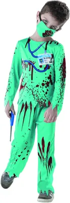 Produktbild von Kids Zombie Doctor Costume - S