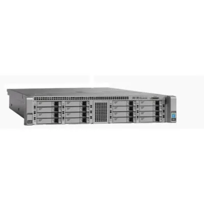 Produktbild von Cisco Business Edition 7000 2U Rack Server - 1 x Intel Xeon E5-2680 v3 2,50 GHz - 64 GB RAM - 3,60 TB HDD - Serial ATA/600, 12Gb/s SAS Steuerung - 2 Prozessor-Unterstützung - 384 GB RAM-Support - DDR4 SDRAM - 0, 1, 5, 6, 10, 50, 60 RAID-Levels - G200e bis zu 8 MB Grafikkarte - Gigabit-Ethernet - 16 x SFF Bay(s) - Hot-Swapping-fähige Einschübe - 2 x 1,20 kW
