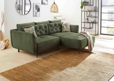 Produktbild von JOB Salo Loungeecke Velours grün 251x186 cm