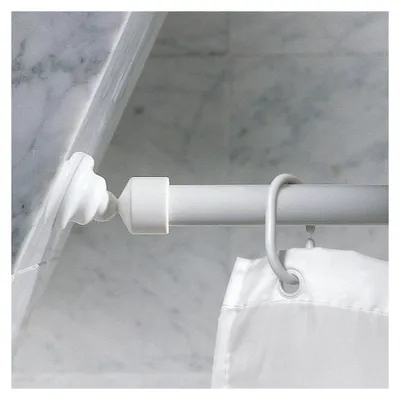 Produktbild von Schrägwandadapter für Duschvorhangstangen mit Ø 20 mm