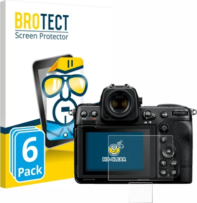 Produktbild von 6x Für Nikon Z 8 (Display + Schulterdisplay) Schutzfolie BROTECT Displayschutz Display Schutz Folie Klar Transparent