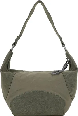 A studio shot of a handbag against a white background.