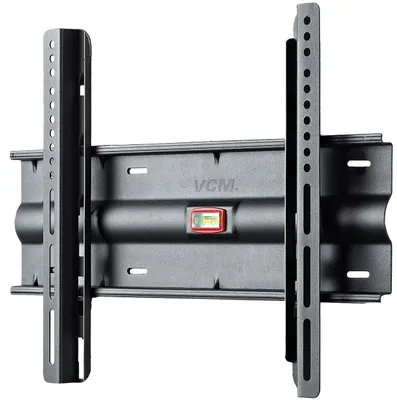 Produktbild von VCM Universal TV Wandhalterung 22-40 Zoll bis 35 kg | VESA bis max. 400x300 | Halter Fernsehhalter mit Wasserwaage flach starr | Fernseh Halterung WF110