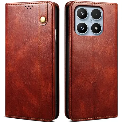 Obrázek produktu pro Pouzdro pro Xiaomi 17 kožené flip pouzdro peněženka s funkcí stojánku červené
